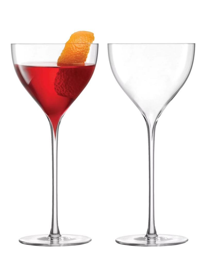 LSA International Savoy Nick & Nora cocktail glass 210ml clear (British brand)