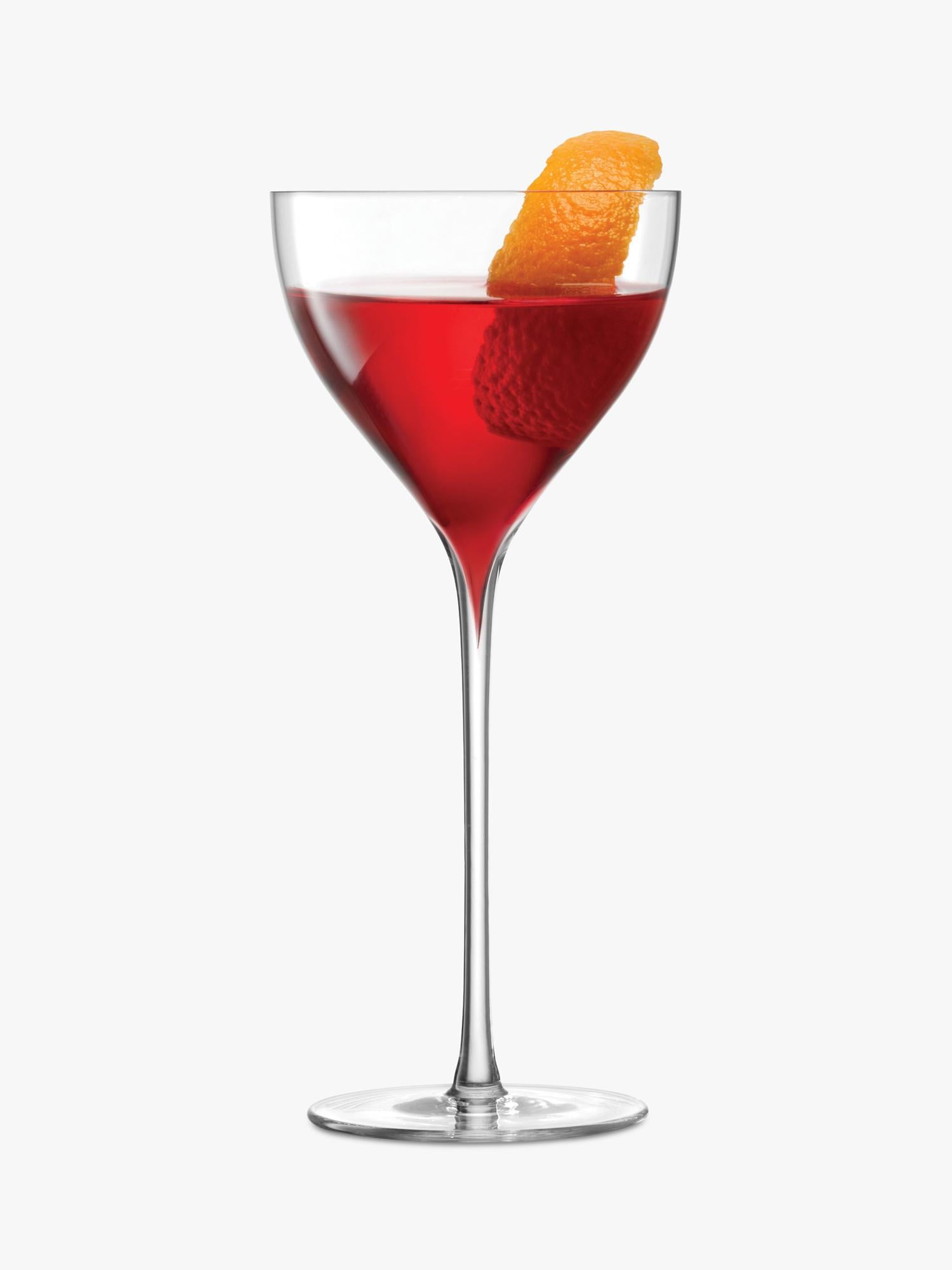 LSA International Savoy Nick & Nora cocktail glass 210ml clear (British brand)