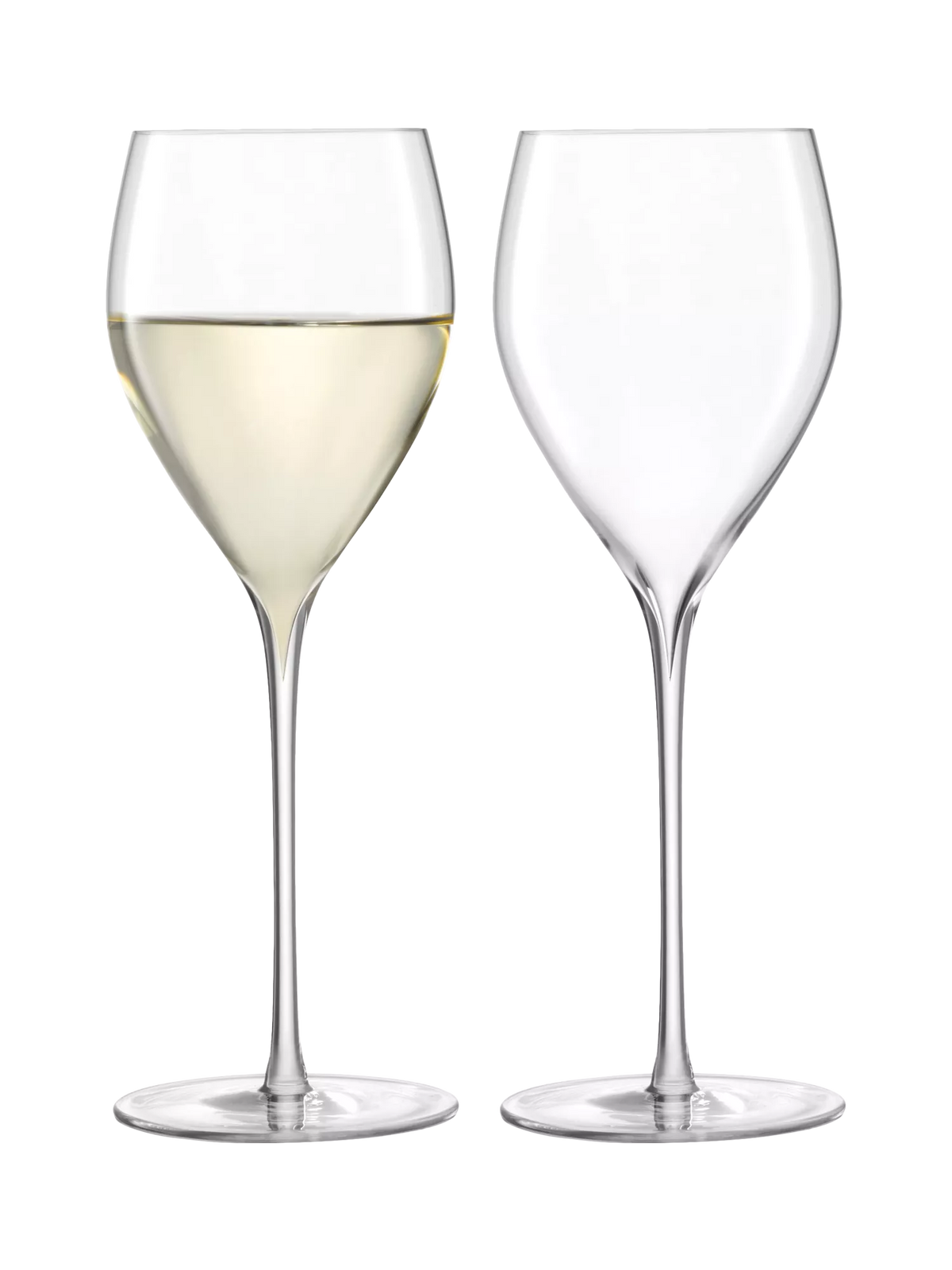 LSA International Savoy white wine glass set 360ml - British product