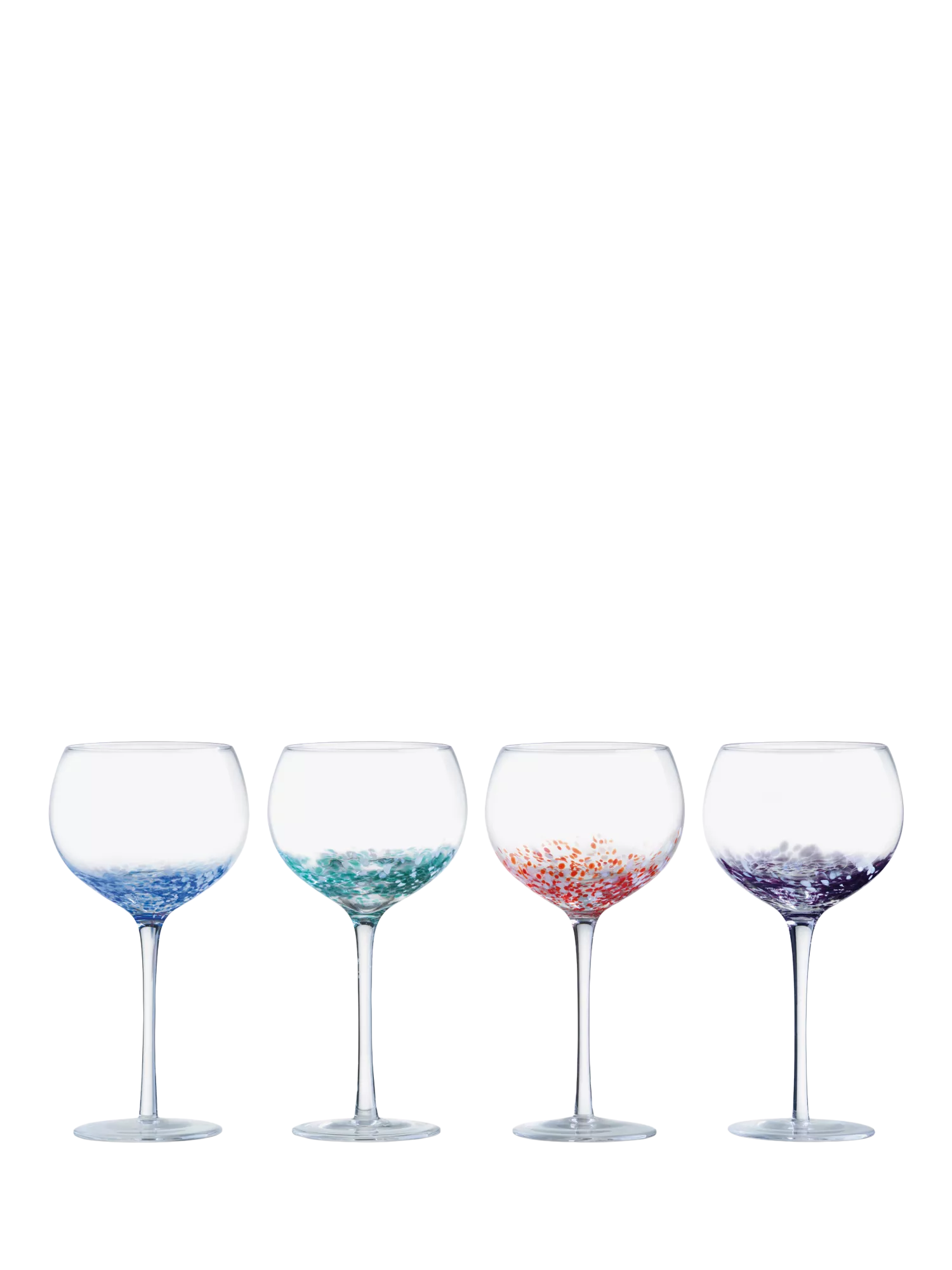 Anton Studio Designs speckle gin glasses set of 4 500ml, UK version