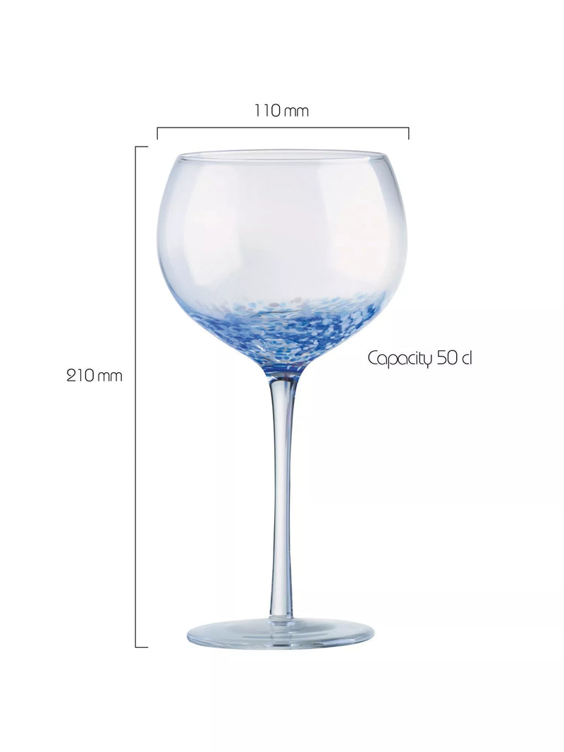 Anton Studio Designs speckle gin glasses set of 4 500ml, UK version