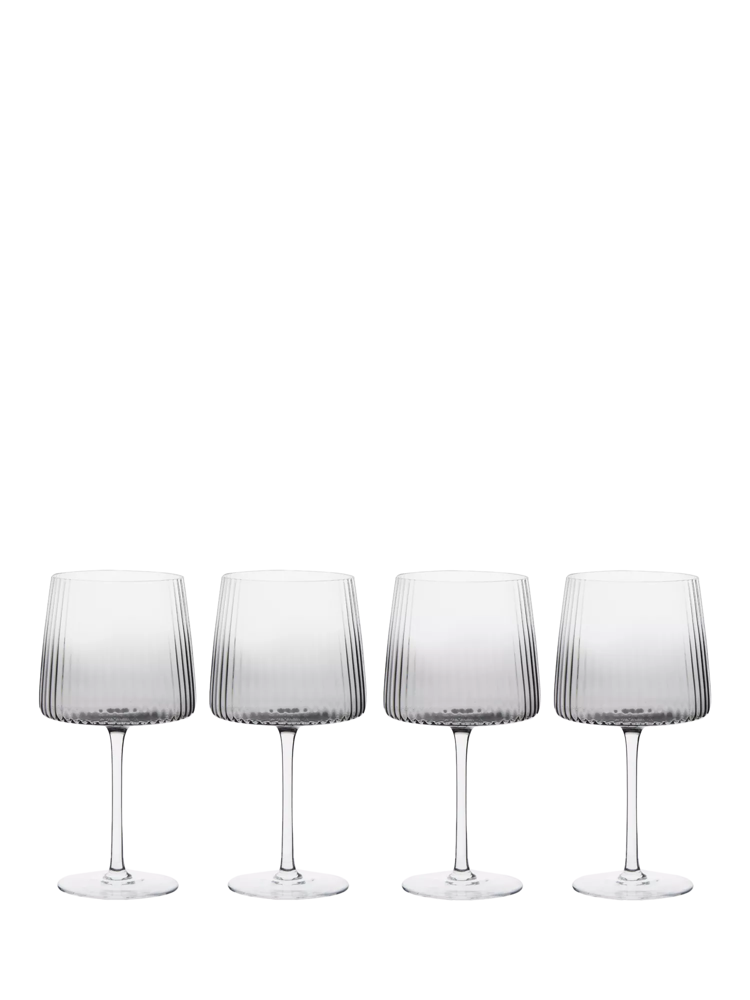 Anton Studio Designs Empire gin glass set of 4 smoke British brand