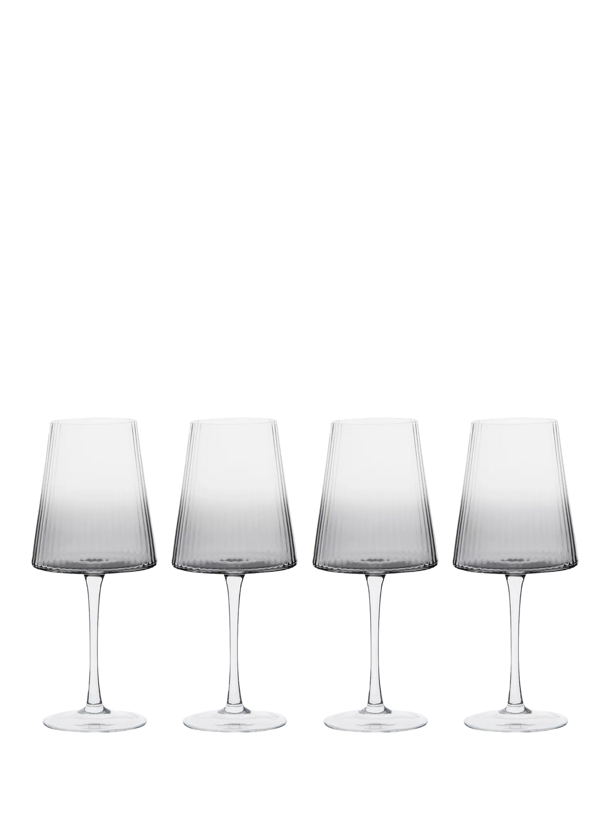 Anton Studio Designs Empire wine glasses smoke set of 4, UK version