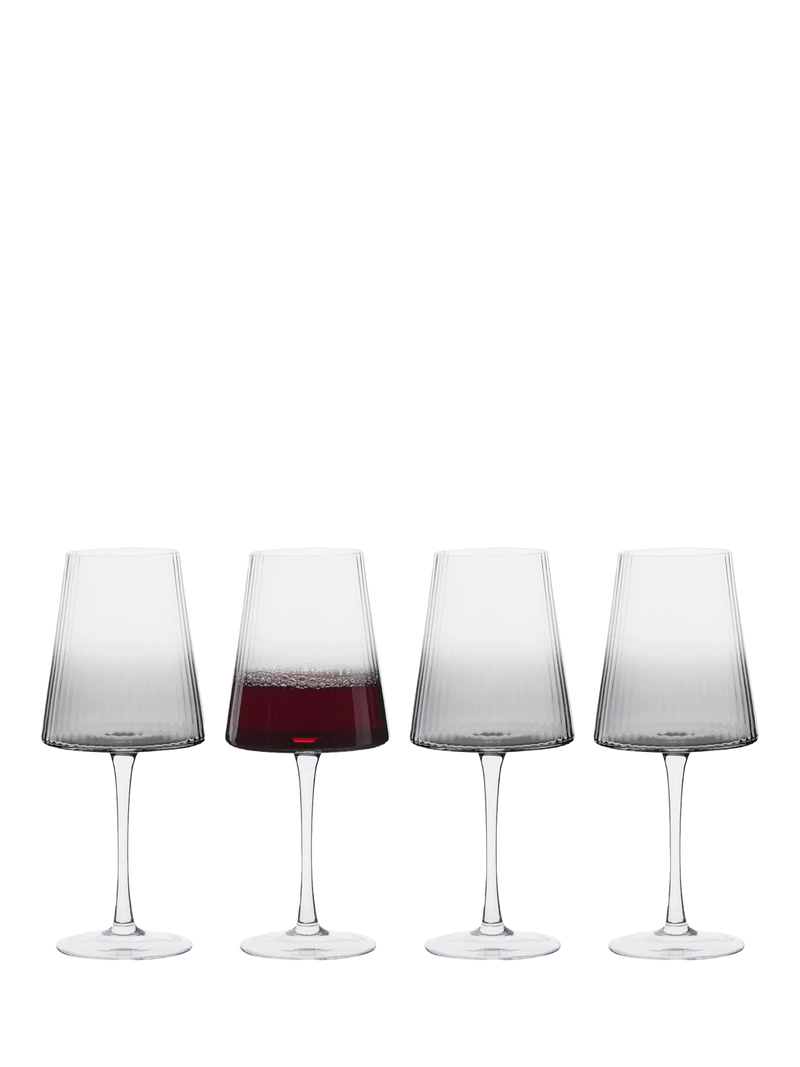 Anton Studio Designs Empire wine glasses smoke set of 4, UK version