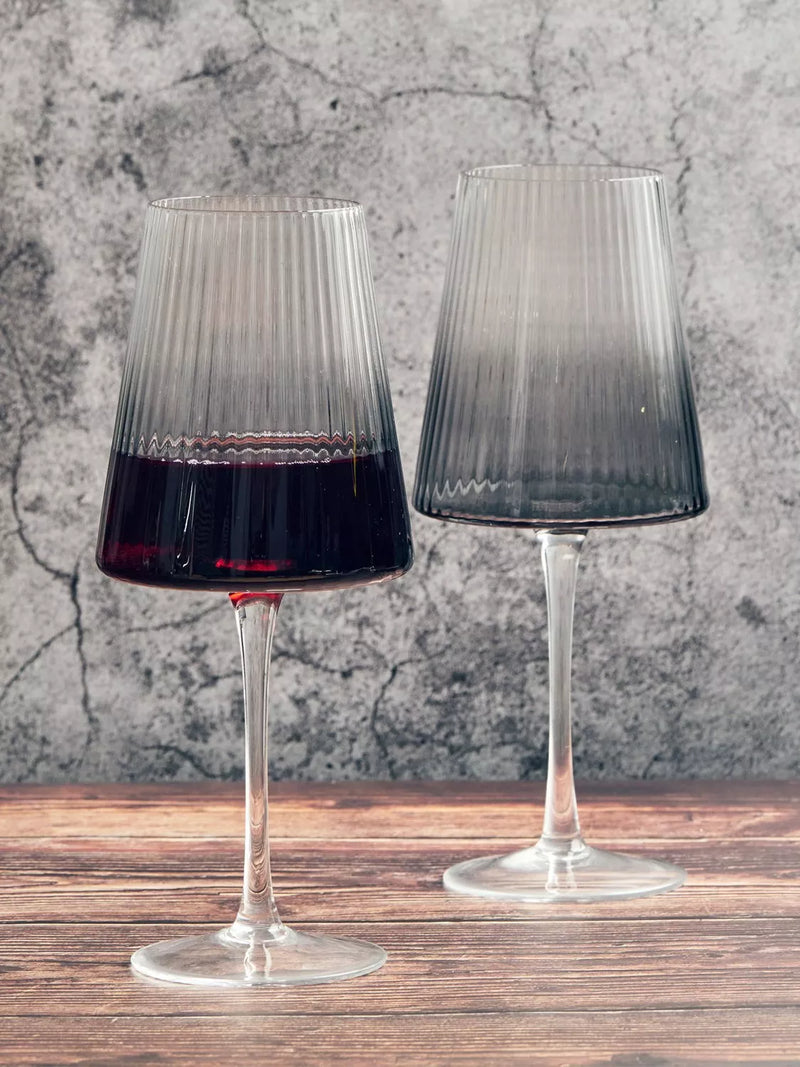 Anton Studio Designs Empire wine glasses smoke set of 4, UK version