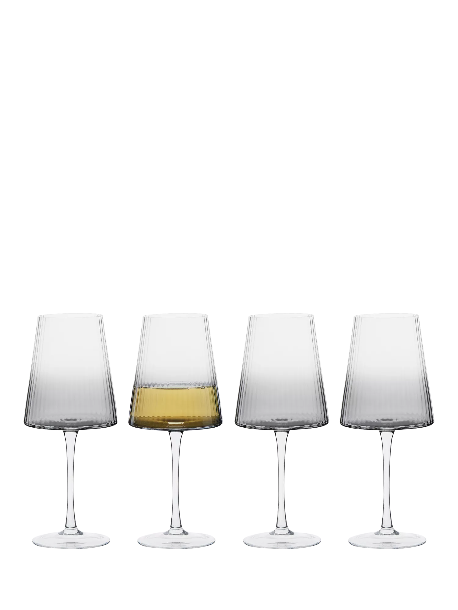 Anton Studio Designs Empire wine glasses smoke set of 4, UK version