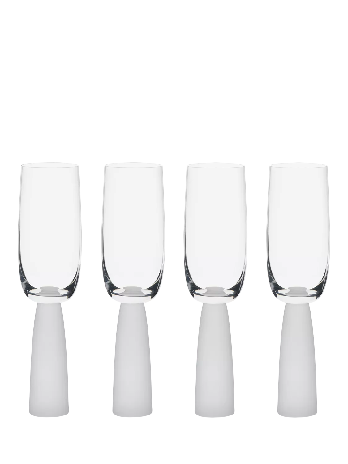 Anton Studio Designs Oslo Frost champagne flutes 200ml, imported from the UK