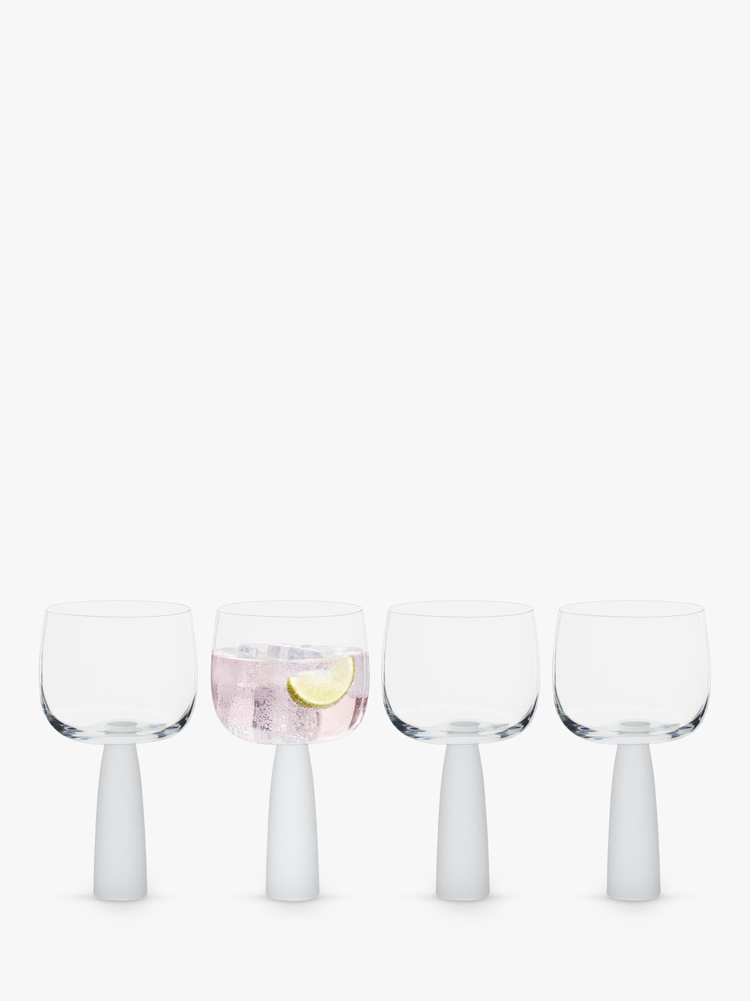 Anton Studio Designs Oslo gin glasses frost set of 4 500ml, UK version