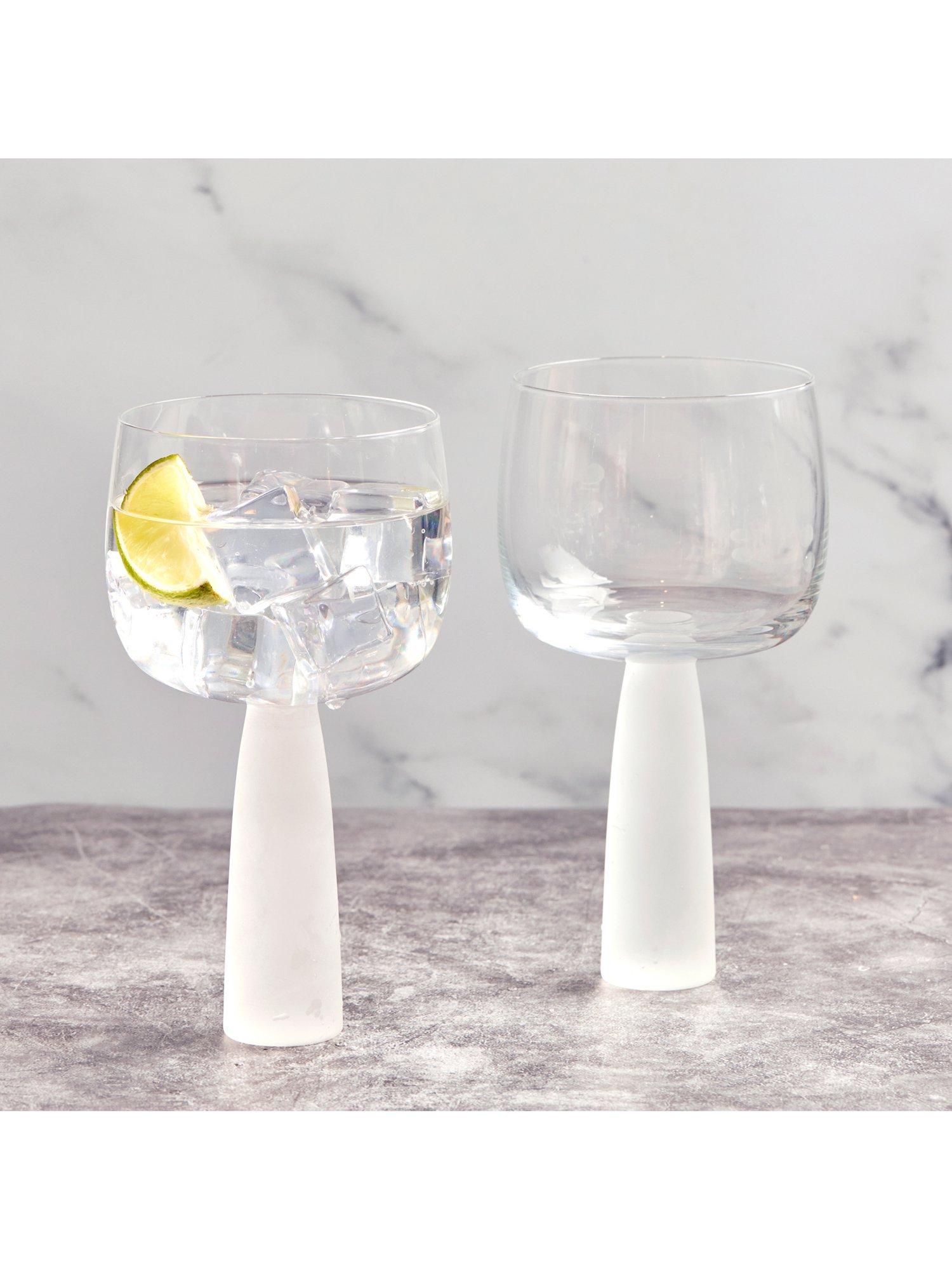 Anton Studio Designs Oslo gin glasses frost set of 4 500ml, UK version