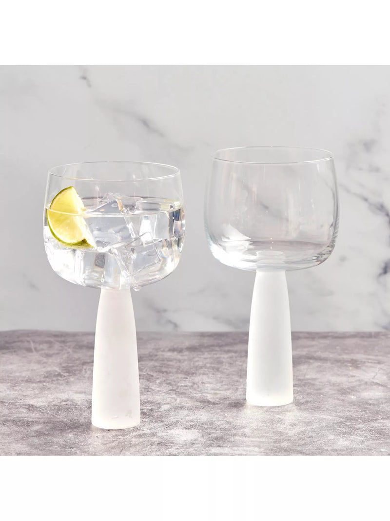 Anton Studio Designs Oslo gin glasses frost set of 4 500ml, UK version