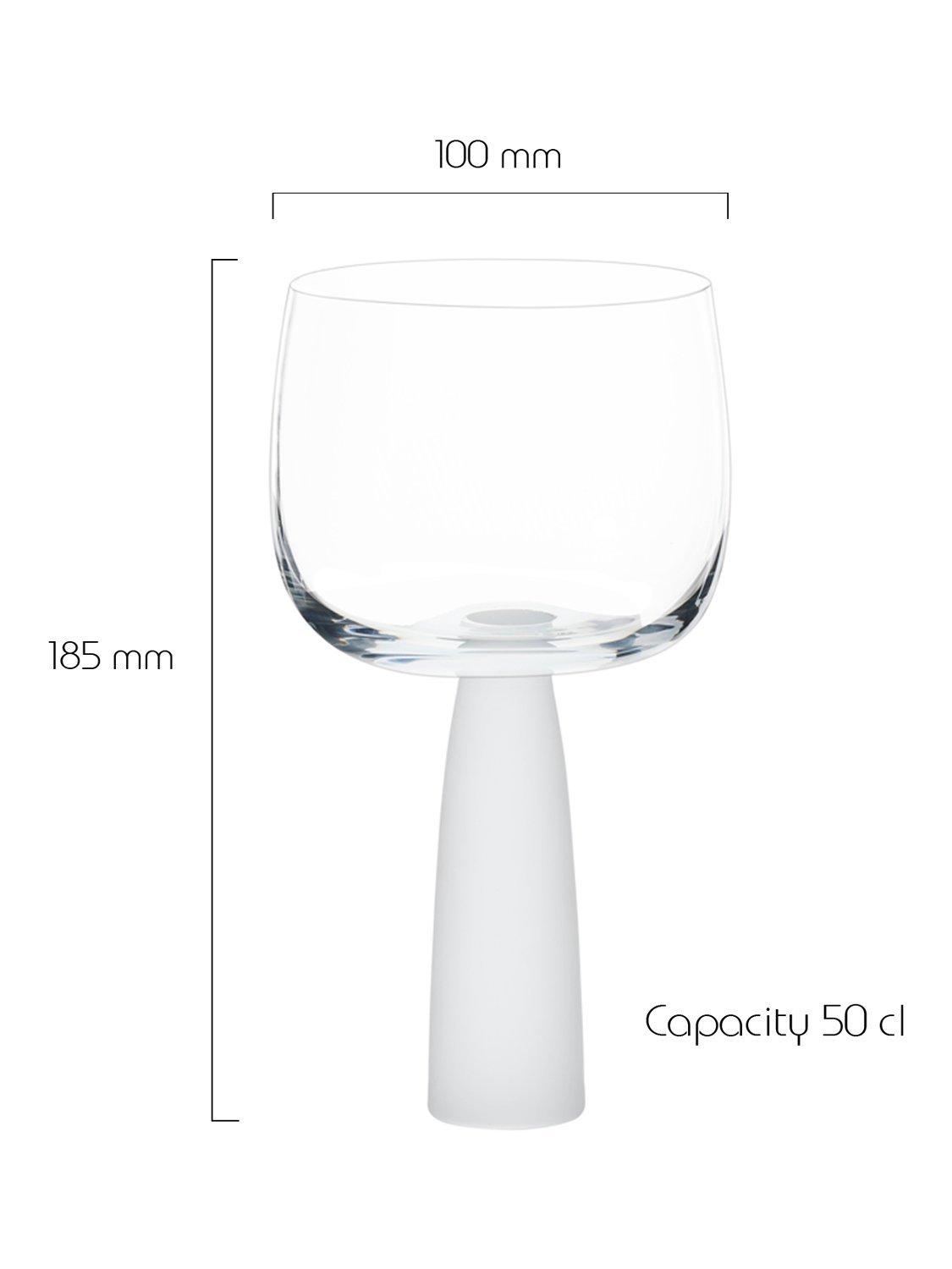 Anton Studio Designs Oslo gin glasses frost set of 4 500ml, UK version