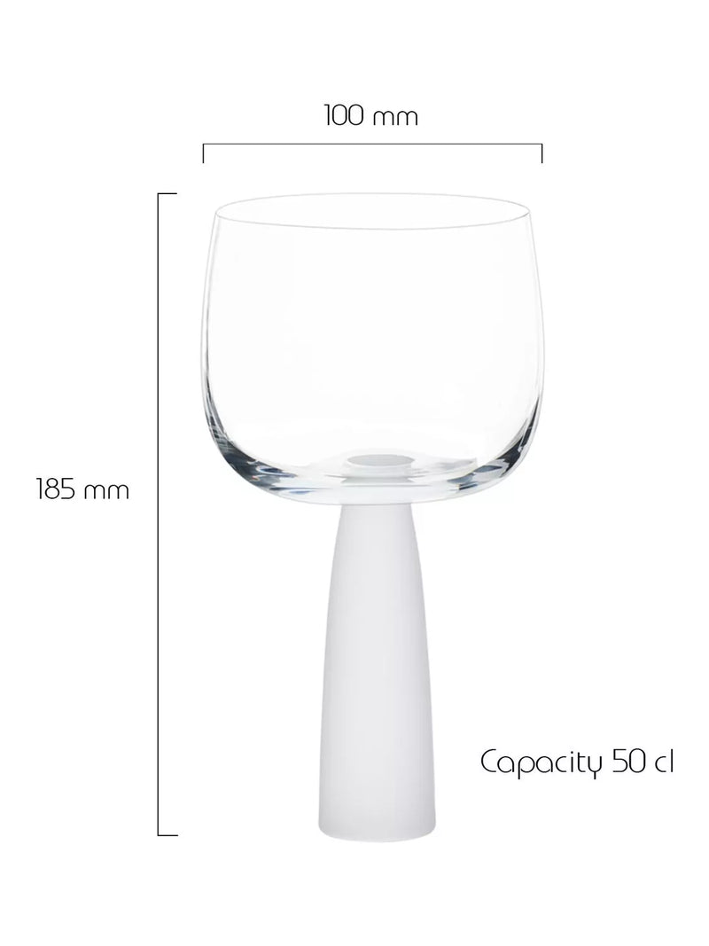 Anton Studio Designs Oslo gin glasses frost set of 4 500ml, UK version