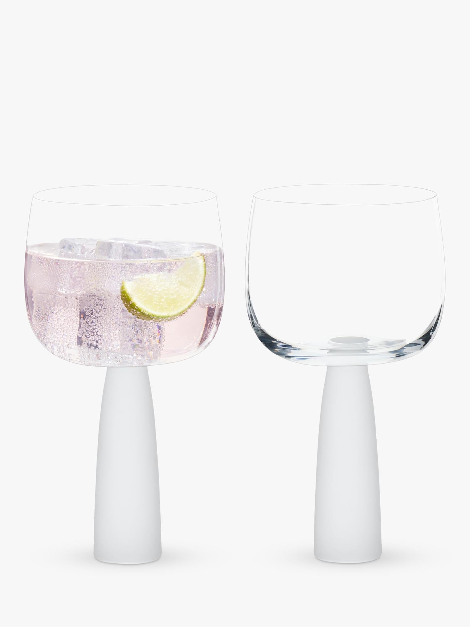 Anton Studio Designs Oslo gin glasses frost set of 4 500ml, UK version