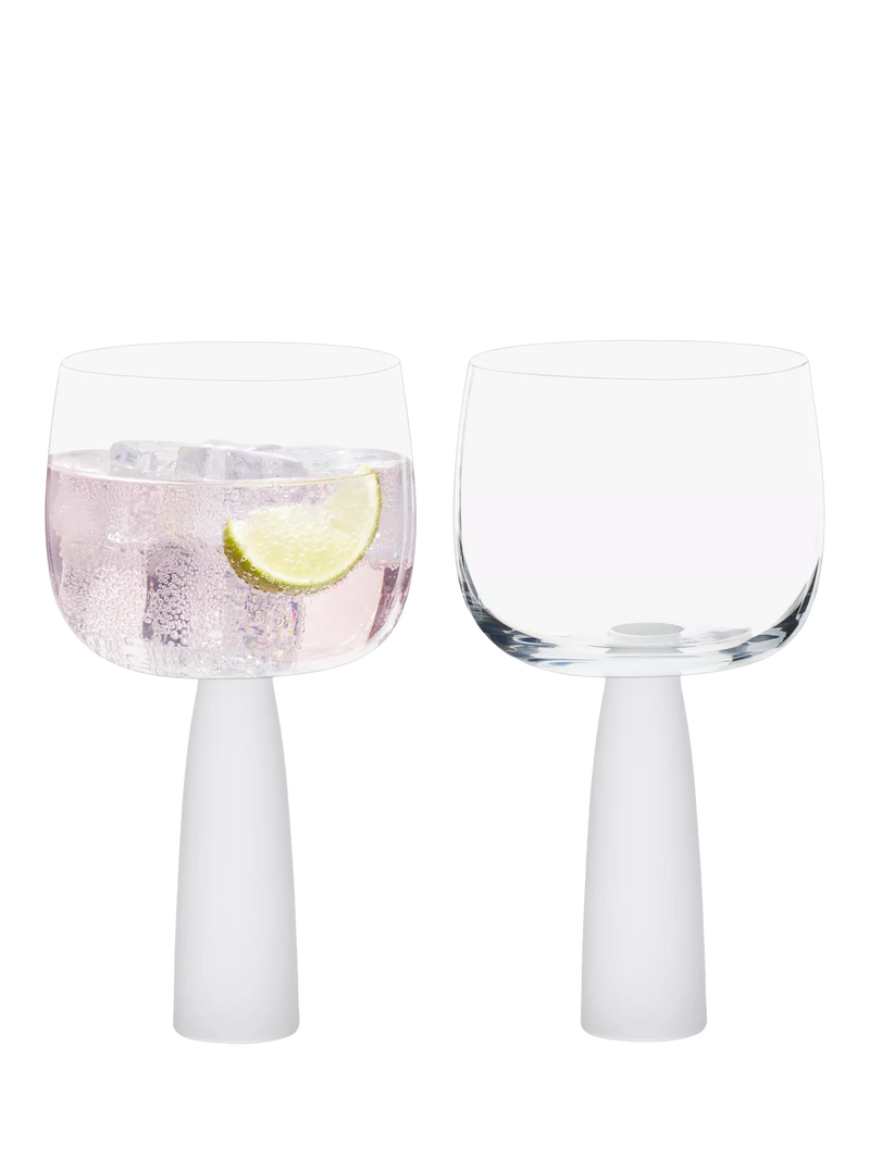 Anton Studio Designs Oslo gin glasses frost set of 4 500ml, UK version