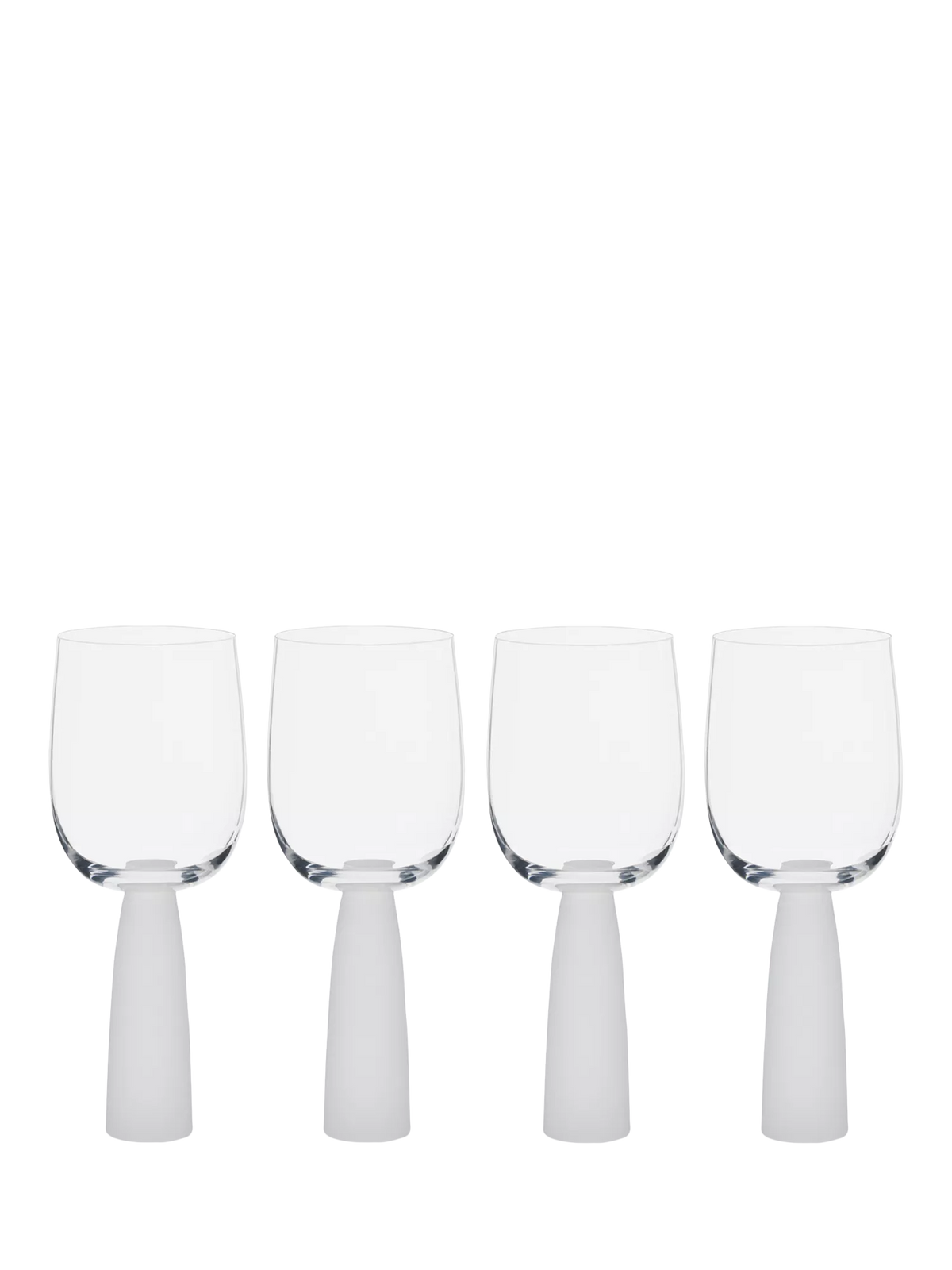 Anton Studio Designs frosted wine glass set 300ml, UK version