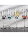 Anton Studio Designs speckle champagne flute set 250ml, imported from the UK