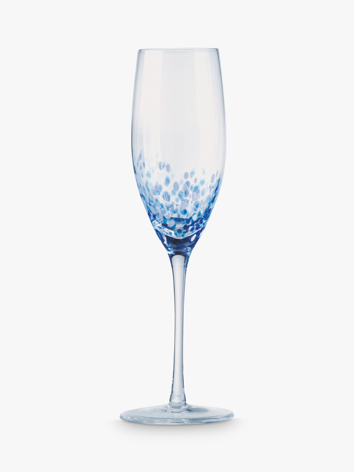 Anton Studio Designs speckle champagne flute set 250ml, imported from the UK