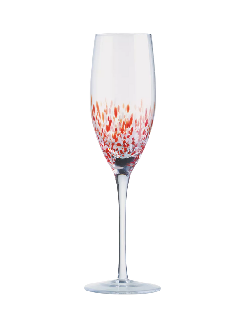 Anton Studio Designs speckle champagne flute set 250ml, imported from the UK