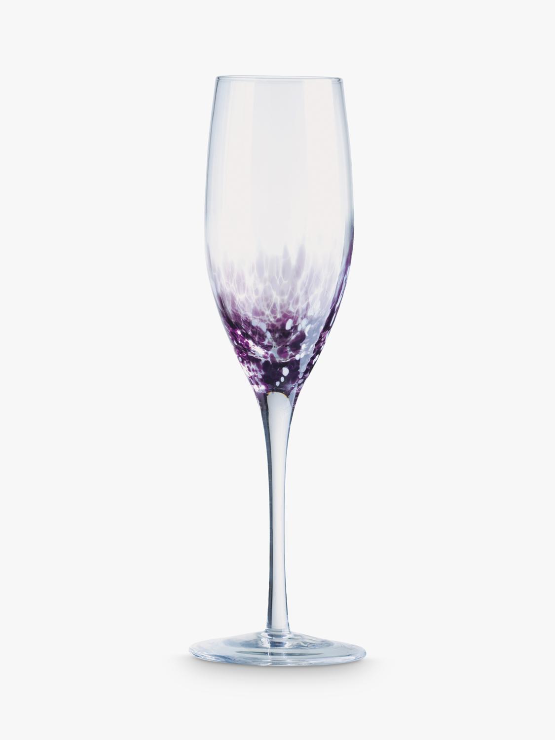 Anton Studio Designs speckle champagne flute set 250ml, imported from the UK