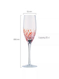 Anton Studio Designs speckle champagne flute set 250ml, imported from the UK