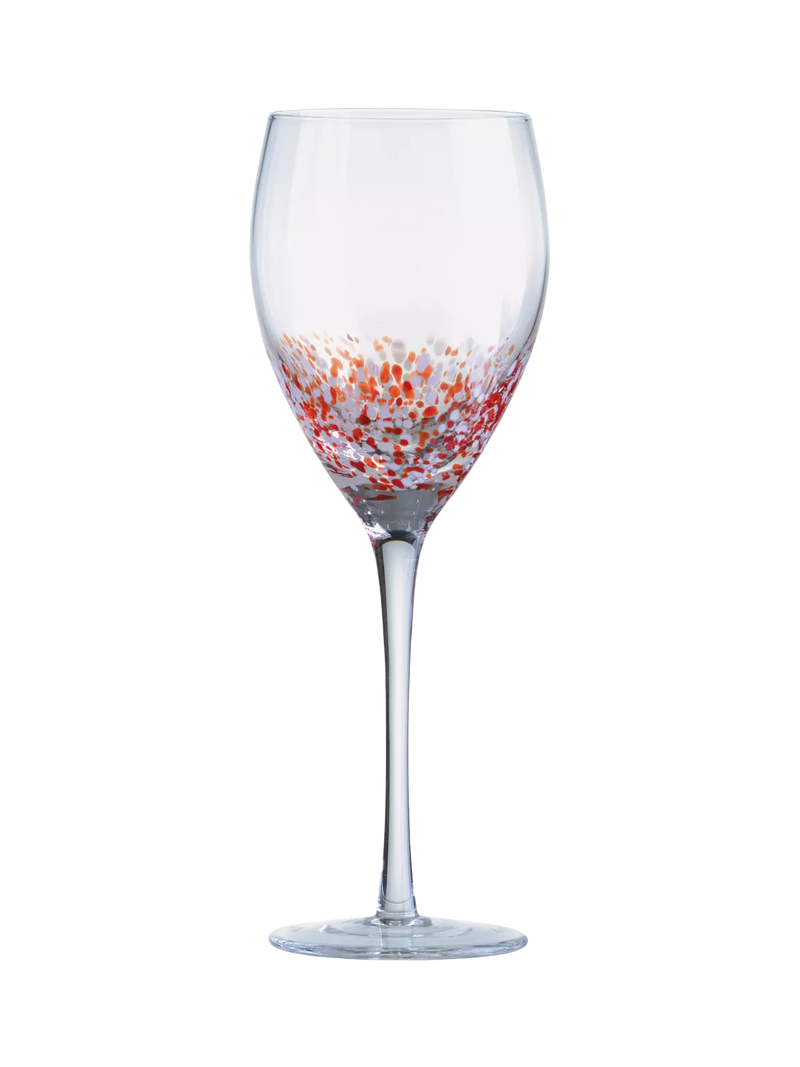 Anton Studio Designs speckle wine glasses set of 4 350ml - British product