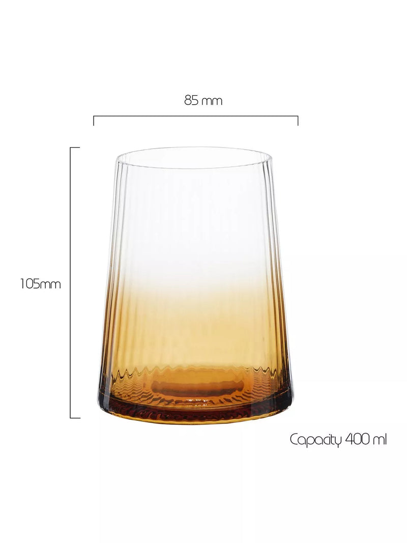 Anton Studio Designs Empire tumblers set of 4 400ml (British brand)