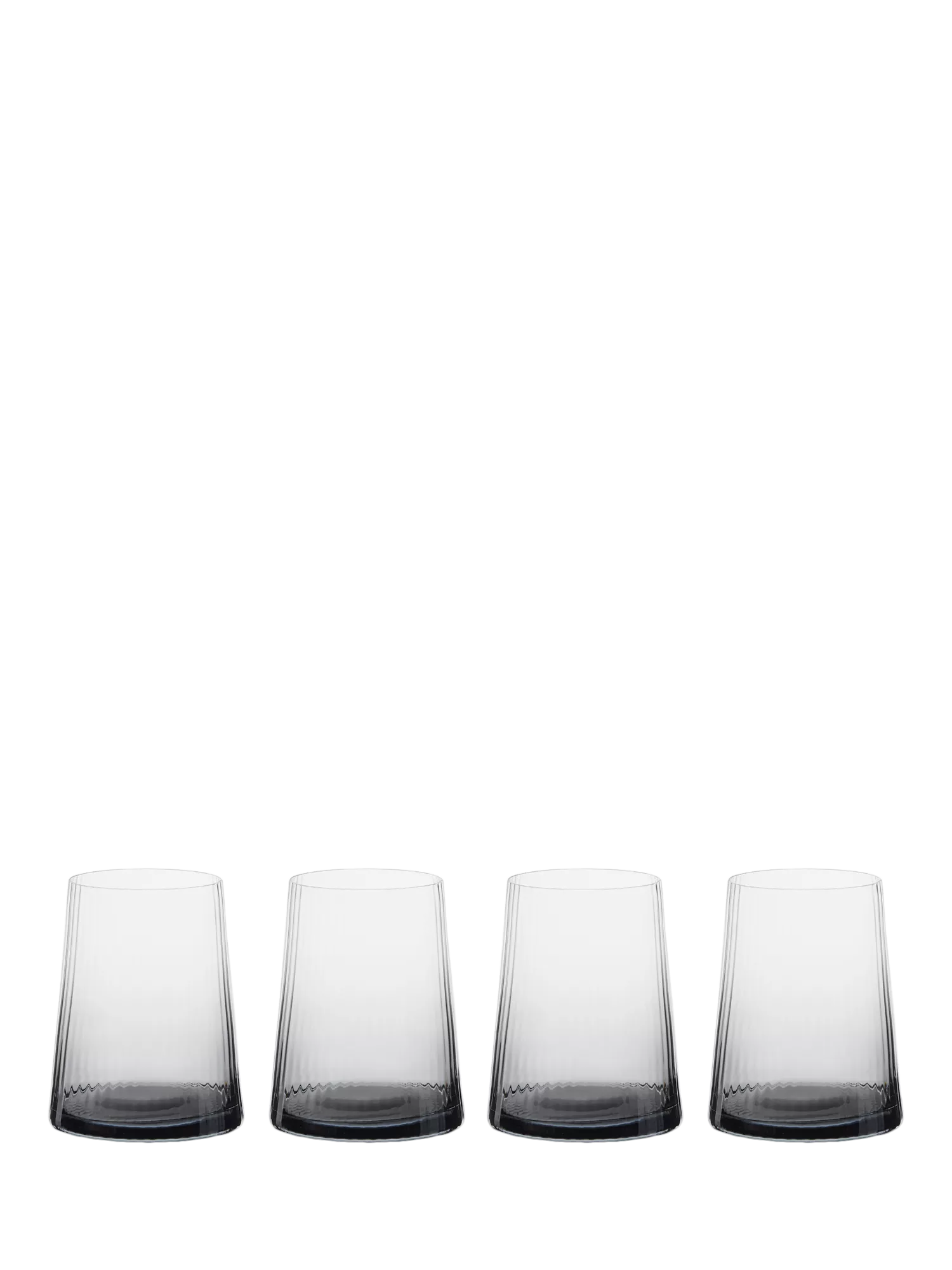 Anton Studio Designs Empire tumblers set of 4 smoke (British brand)