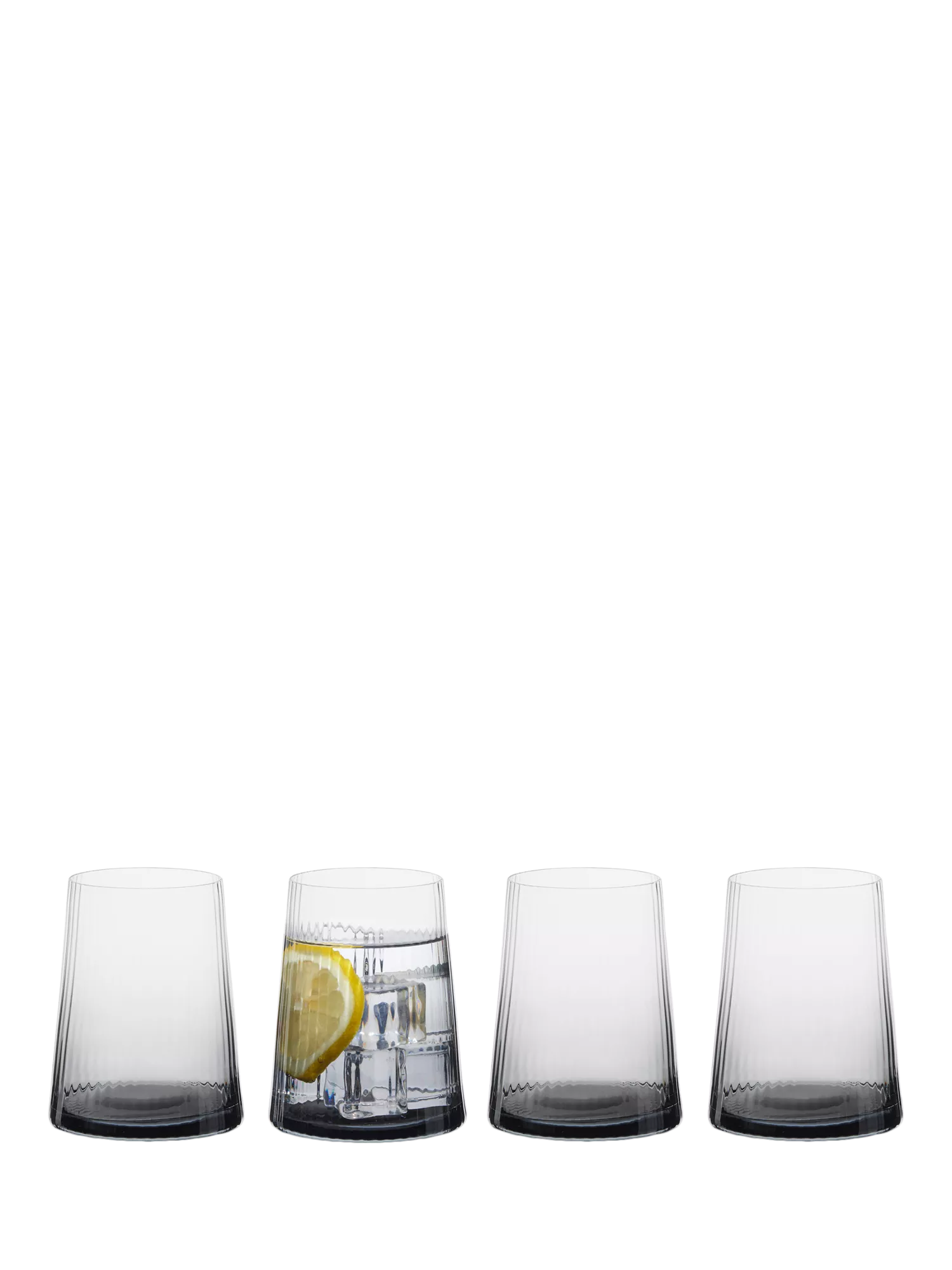 Anton Studio Designs Empire tumblers set of 4 smoke (British brand)