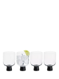 Anton Studio Designs black double old fashioned glass tumblers (British brand)