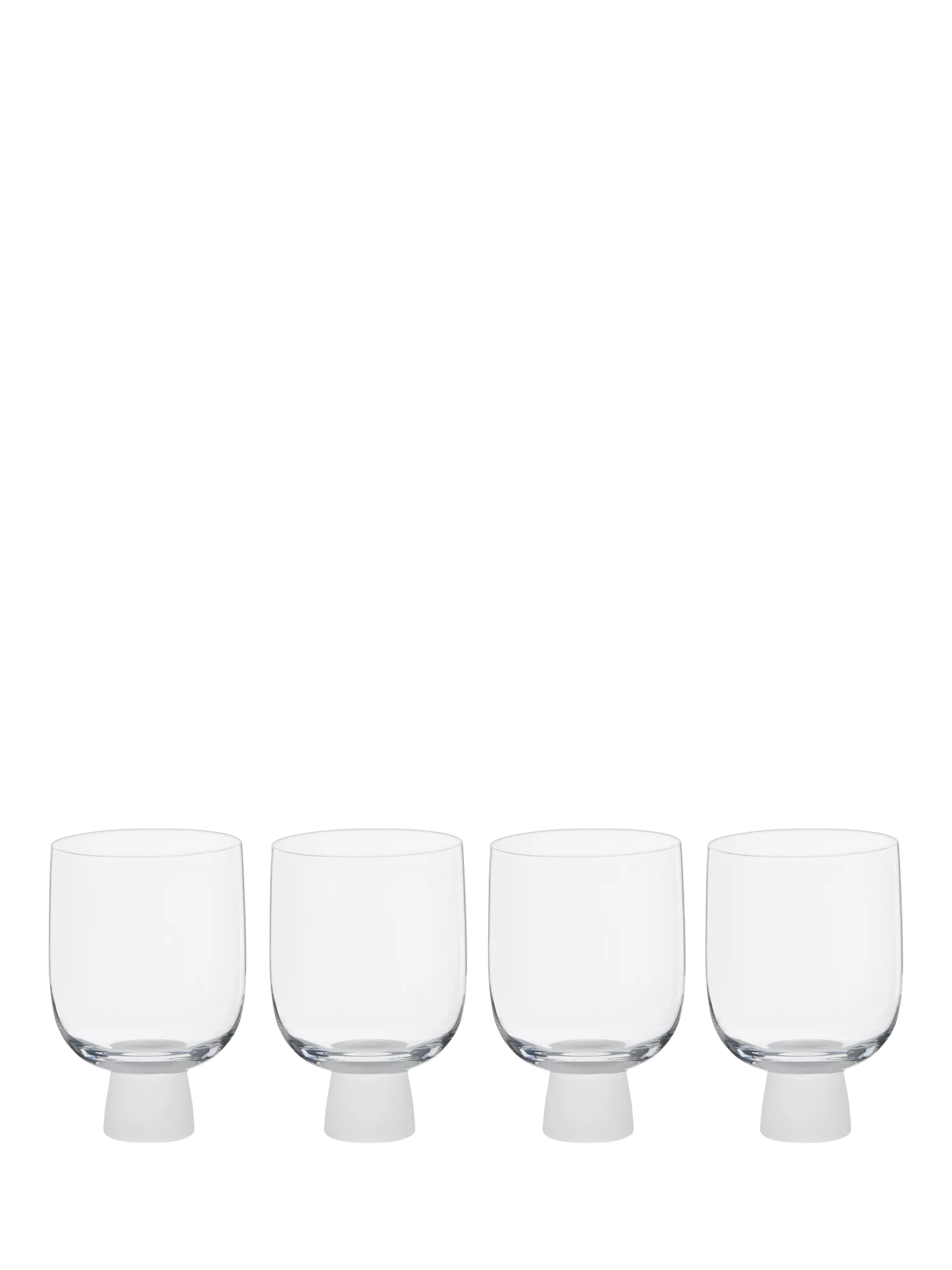 Anton Studio Designs old fashioned glass tumbler set frost 300ml (British brand)