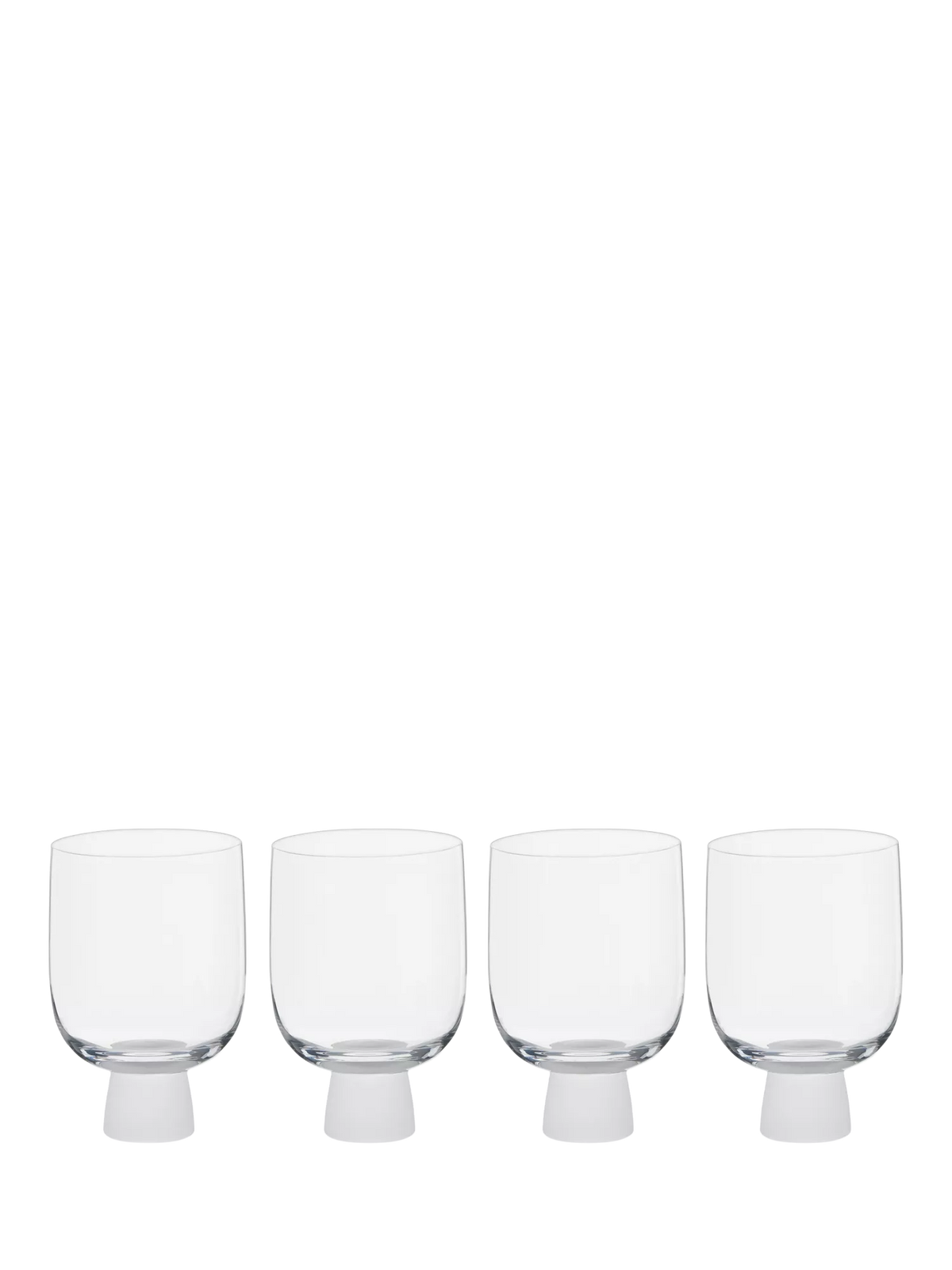 Anton Studio Designs old fashioned glass tumbler set frost 300ml (British brand)