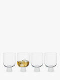 Anton Studio Designs old fashioned glass tumbler set frost 300ml (British brand)