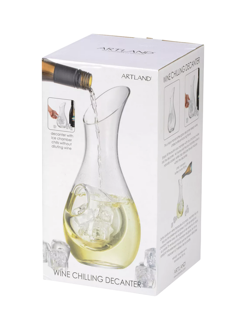 Artland white wine chilling glass decanter 1.05L, UK version