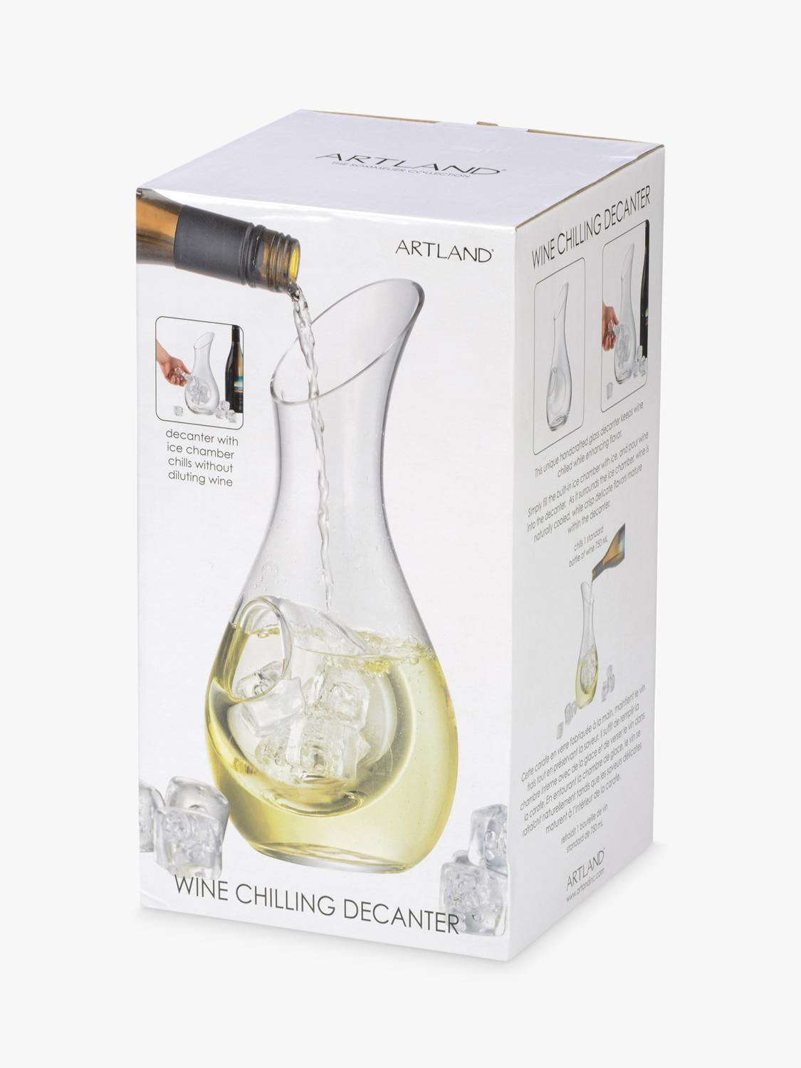 Artland white wine chilling glass decanter 1.05L, UK version