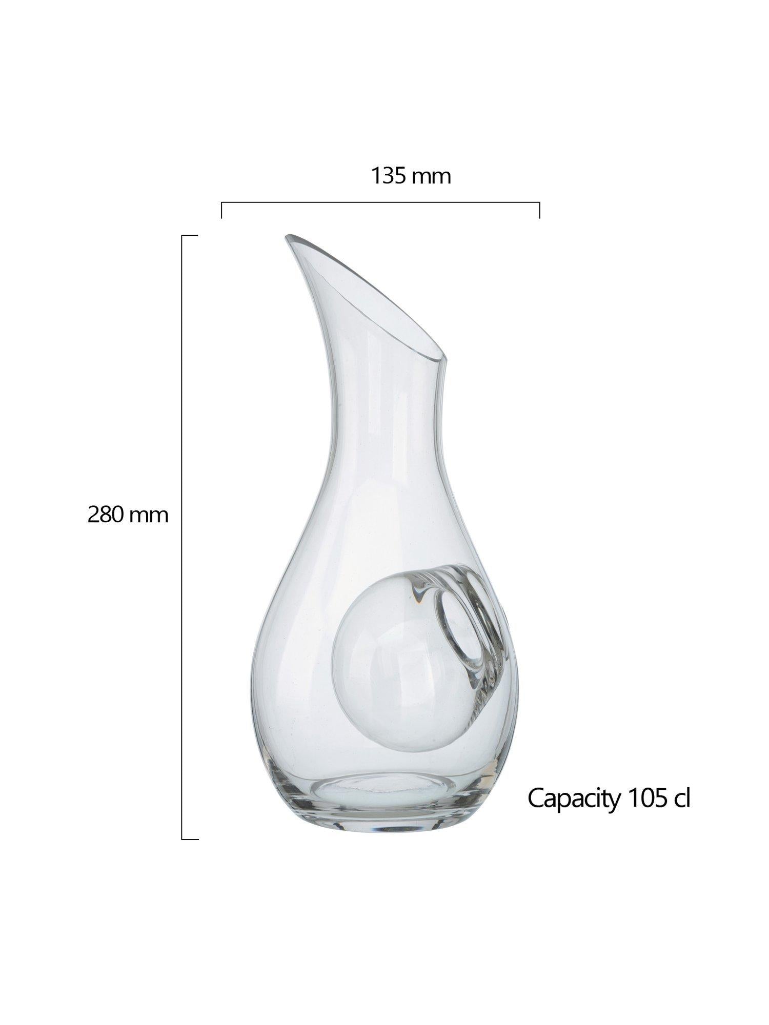 Artland white wine chilling glass decanter 1.05L, UK version