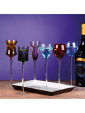 Artland Jewel Tone liqueur glass set 7 piece, imported from the UK