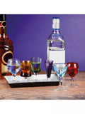 Artland jewel tone liqueur glass set 7 piece, UK version