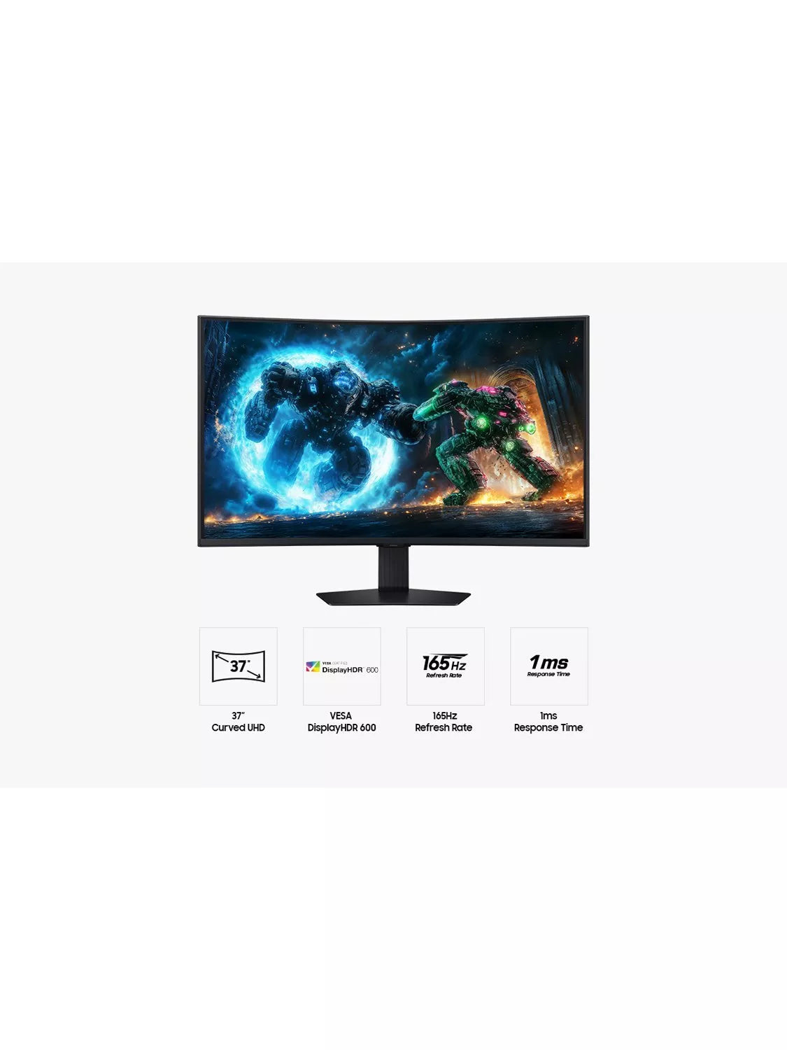 Samsung Odyssey G7 37 inch 4K curved gaming monitor - British product
