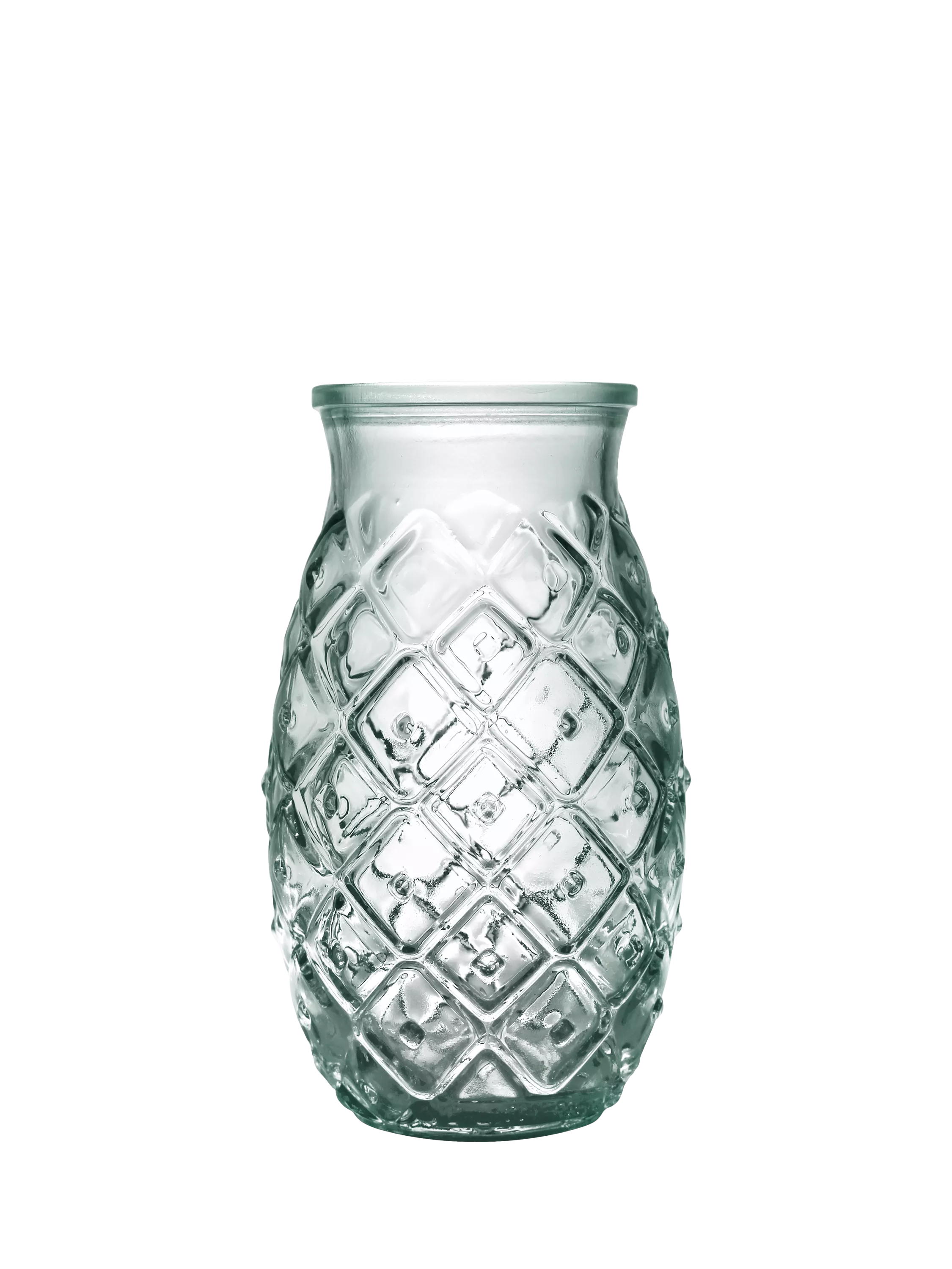 Vidrios San Miguel glass tumbler pineapple design 385ml, UK version