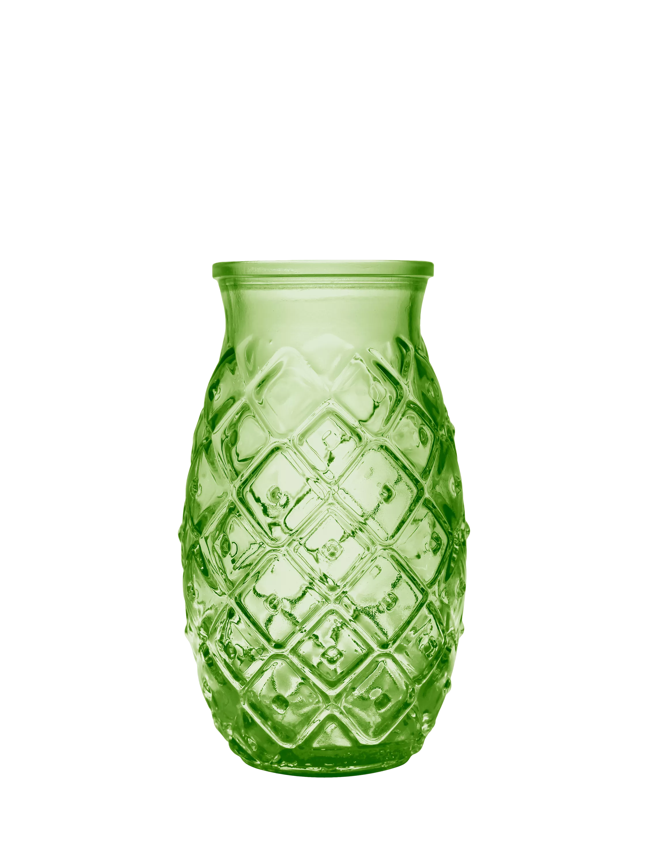 Vidrios San Miguel pineapple glass tumbler 385ml green (British brand)