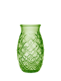 Vidrios San Miguel pineapple glass tumbler 385ml green (British brand)