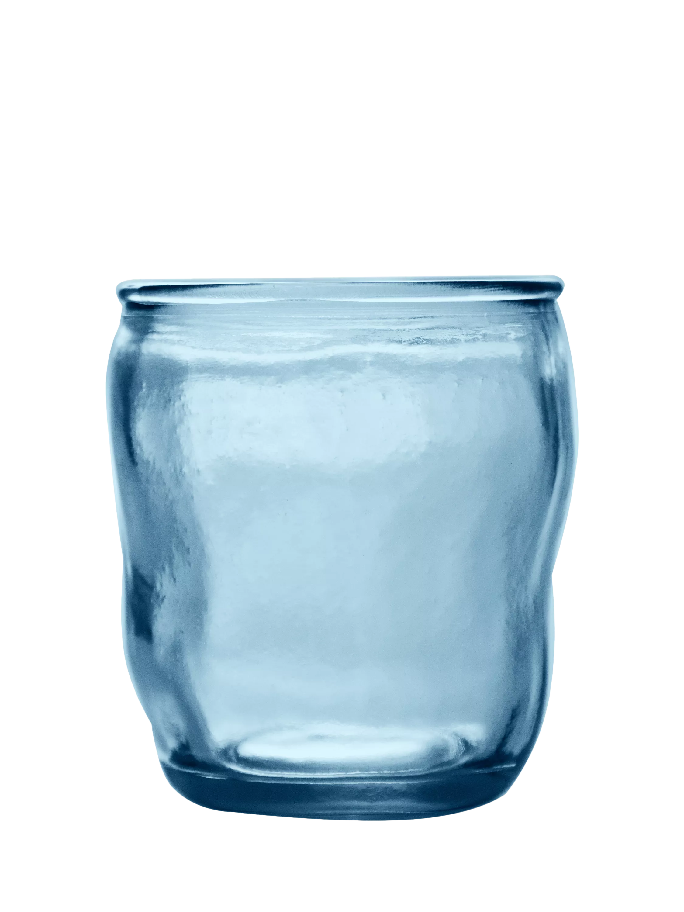 Vidrios San Miguel blue glass tumbler 350ml, UK version
