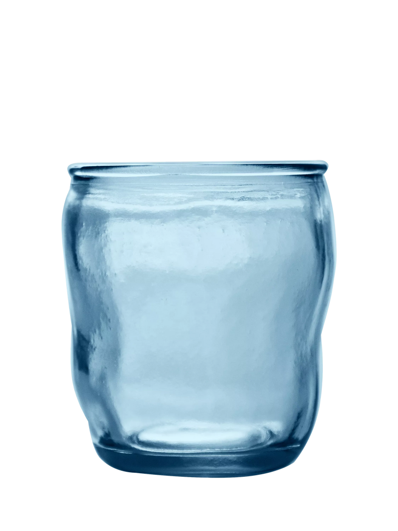 Vidrios San Miguel blue glass tumbler 350ml, UK version