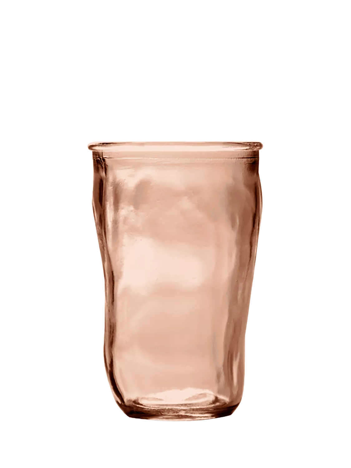 Vidrios San Miguel glass tumbler peach 350ml, UK version