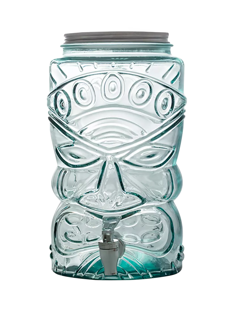 Vidrios San Miguel glass tiki barrel clear 6L, UK version
