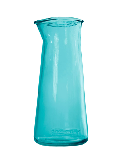 John Lewis Vidrios San Miguel Horizon Glass Carafe 1.1L Blue- Buy online at McGrocer