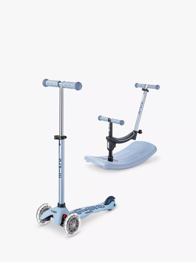 Micro Scooters Mini Micro 4-in-1 with Indoor Rocker Multi-Stage Kids Scooter and Rocker