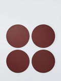 John Lewis The Colour Edit Round Faux Leather Placemats, Set of 4