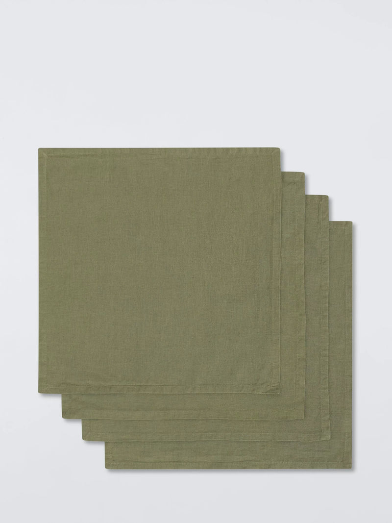 John Lewis Cotton Linen Blend Napkins Set of 4