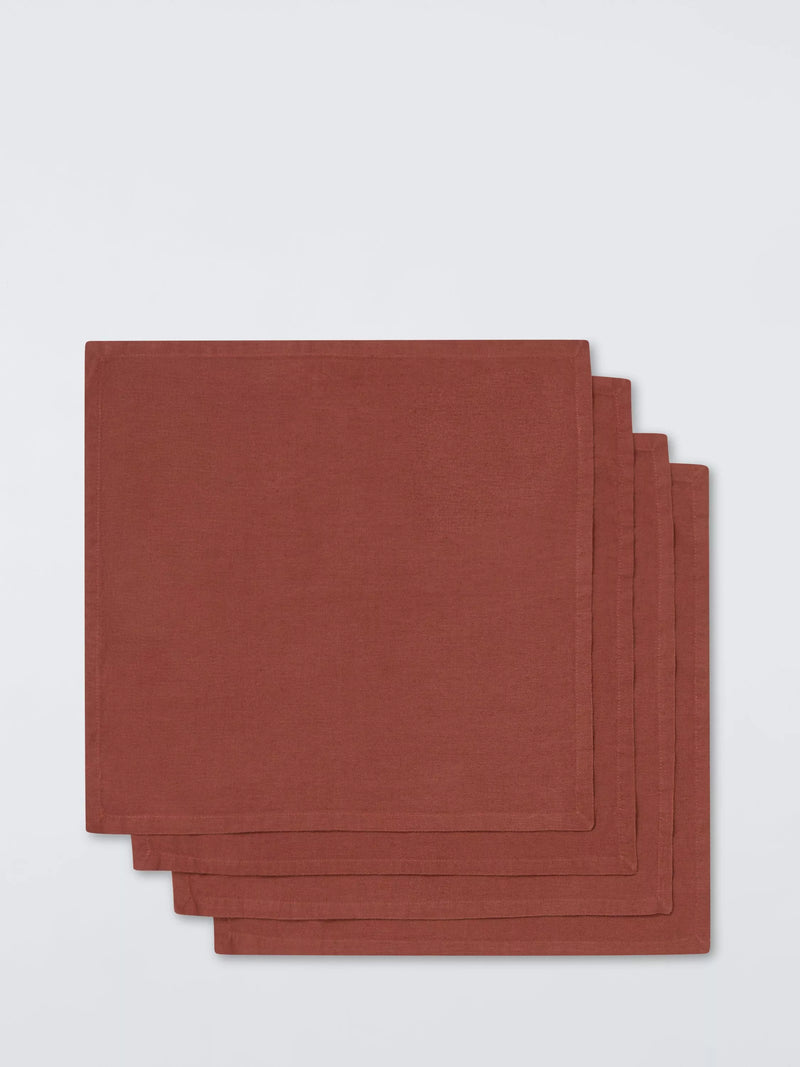 John Lewis Cotton Linen Blend Napkins Set of 4